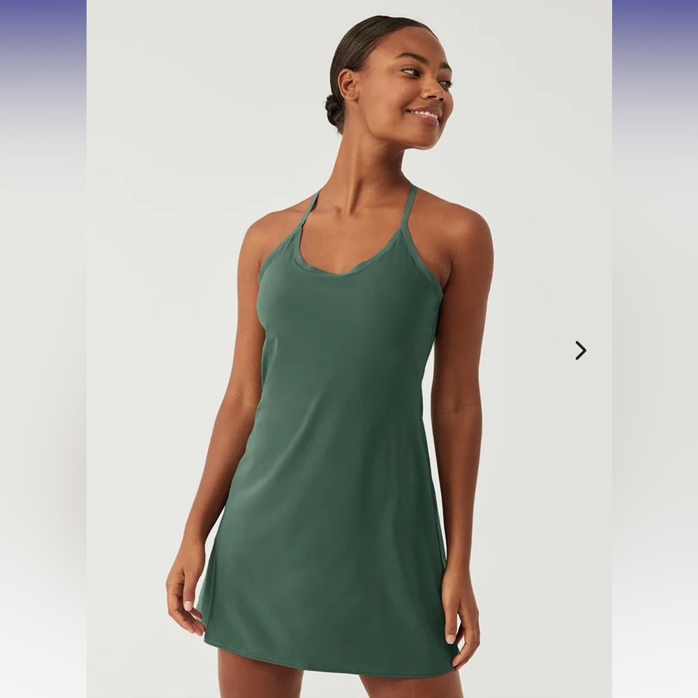 Outdoor Voices Green Exercise Dress - Medium